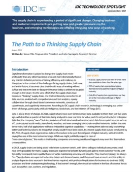 Idc Technology Spotlight The Path To A Thinking Supply Chain Alltechguru