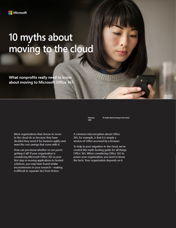 10 myths about moving to the cloud