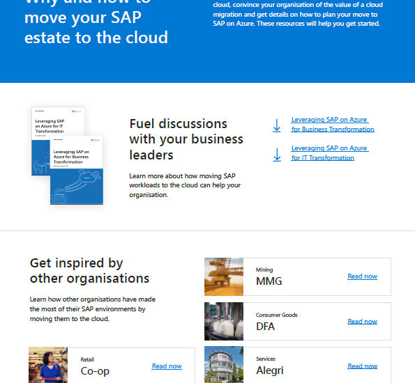 Why and how to move your SAP estate to the cloud