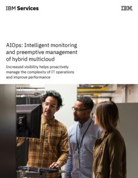 AIOps: Intelligent Monitoring and Preemptive Management of Hybrid Multicloud