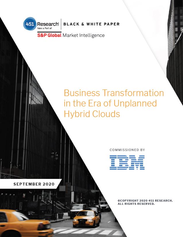 Business Transformation in the Era of Unplanned Hybrid Clouds