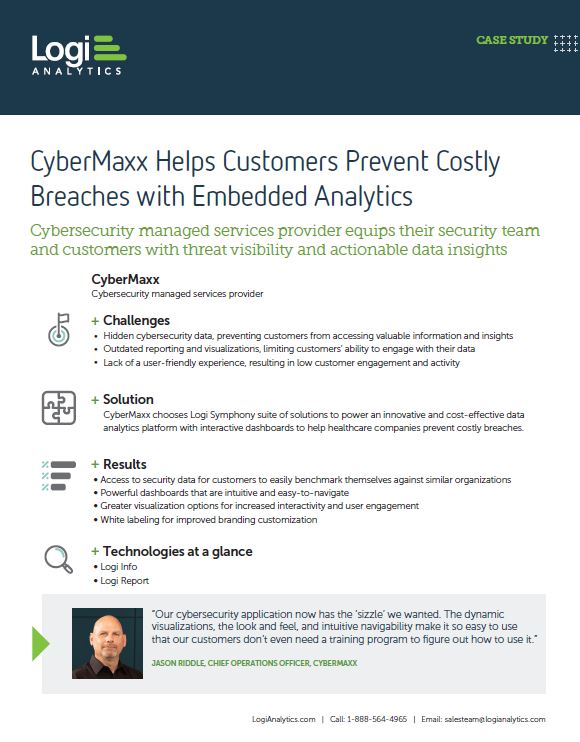 CyberMaxx Helps Customers to Prevent Costly Breaches with Embedded Analytics