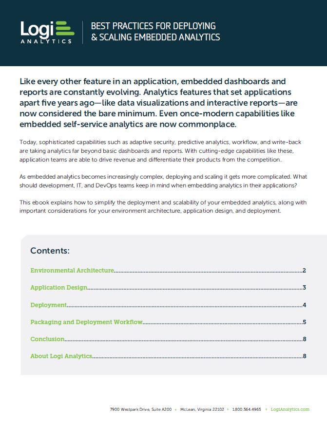 Best Practices for Deploying and Scaling Embedded Analytics