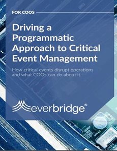 Driving a Programmatic Approach to Critical Event Management for COOs