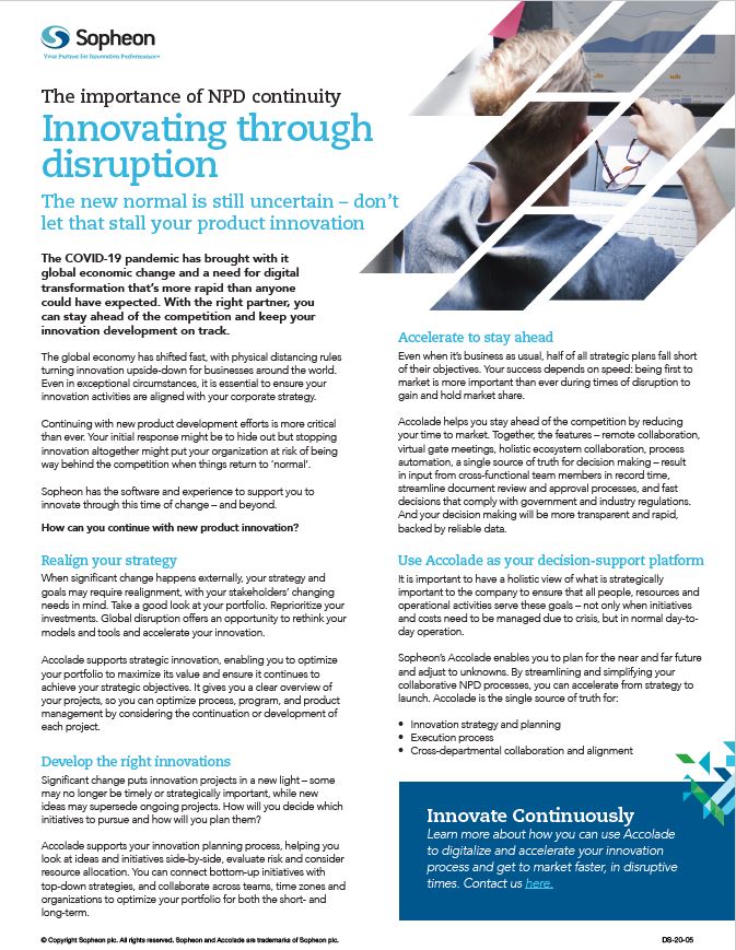 Innovating through Disruption