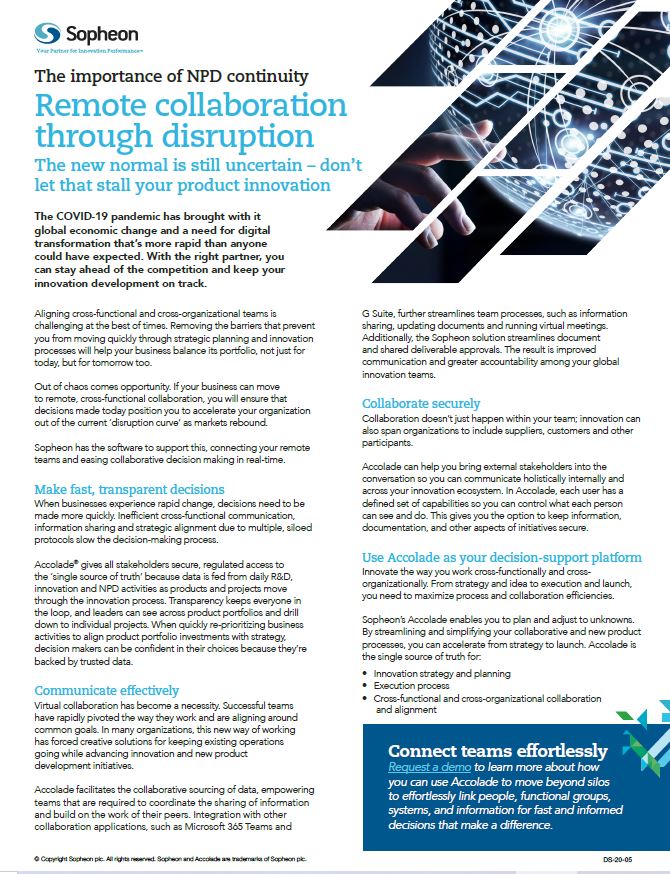 Remote Collaboration through Disruption