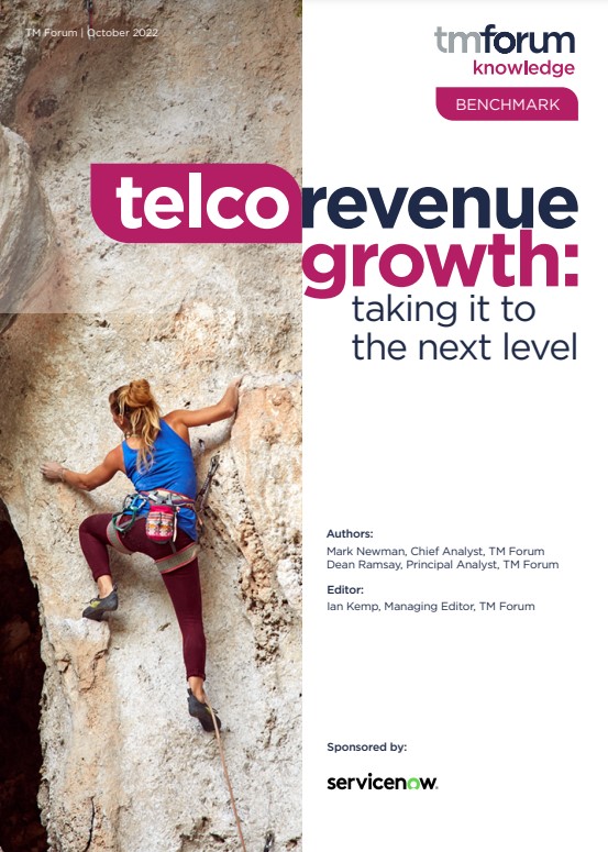 TM Forum Report: Telco revenue growth: taking it to the next level