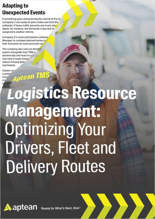 Logistics Resource Management: Optimizing Your Drivers, Fleet and Delivery Routes