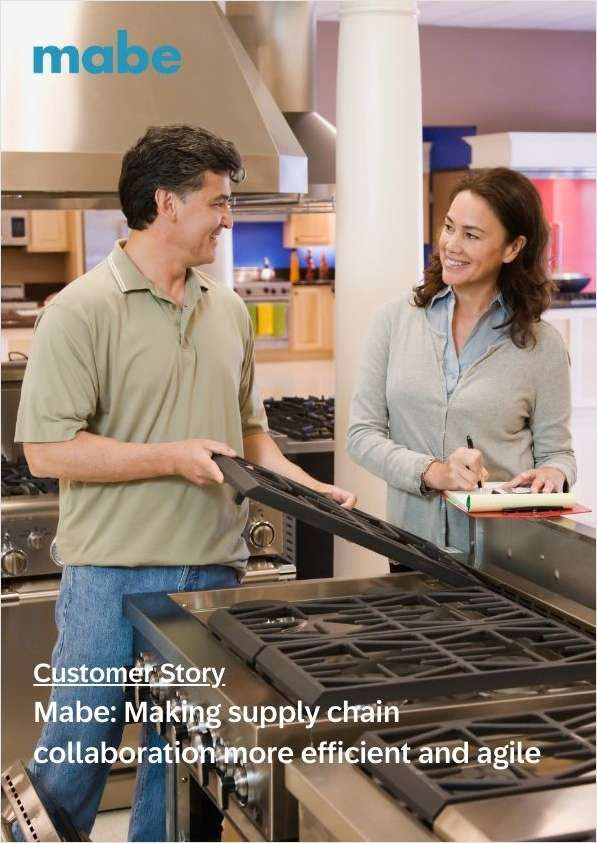 Mabe: Making supply chain collaboration more efficient and agile