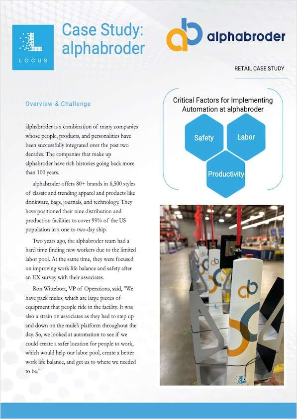 How alphabroder Enhanced Productivity and Work-Life Balance with Robotics